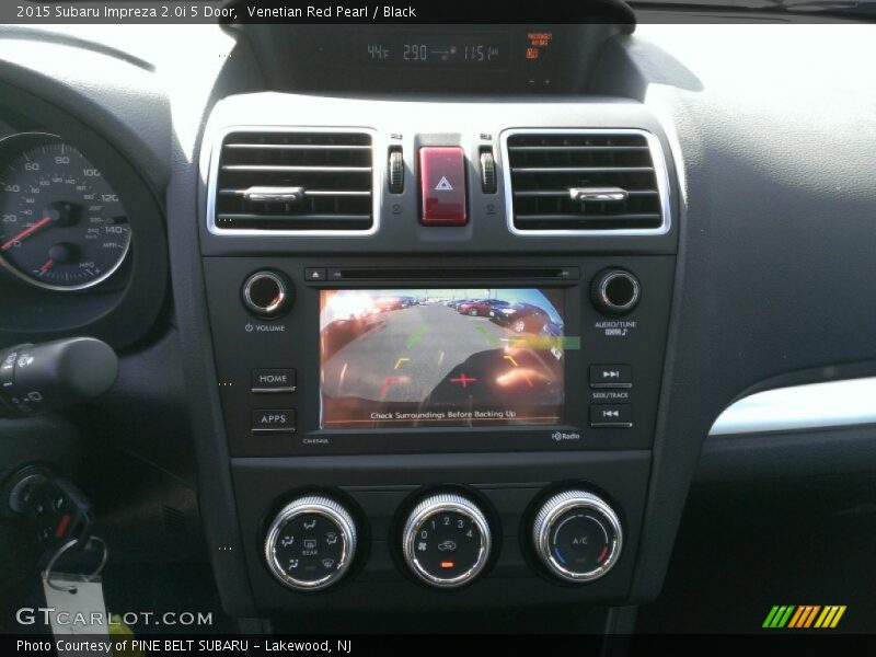 Venetian Red Pearl / Black 2015 Subaru Impreza 2.0i 5 Door
