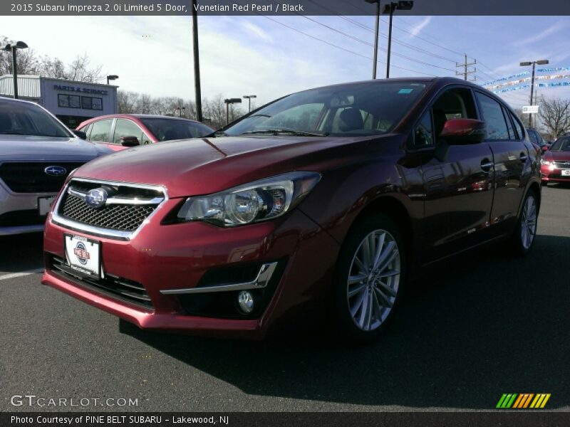 Venetian Red Pearl / Black 2015 Subaru Impreza 2.0i Limited 5 Door