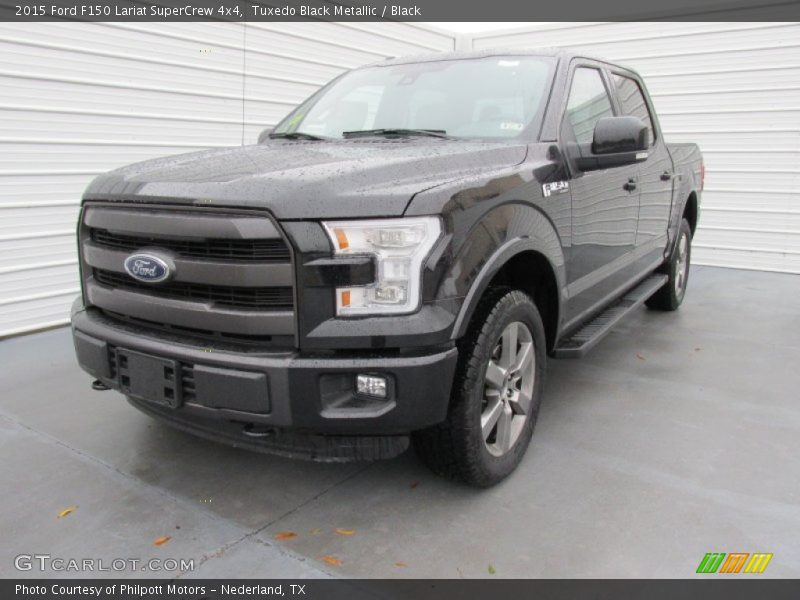 Tuxedo Black Metallic / Black 2015 Ford F150 Lariat SuperCrew 4x4