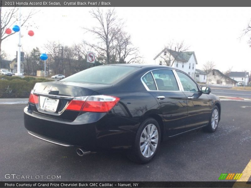 Crystal Black Pearl / Black 2013 Honda Accord EX Sedan