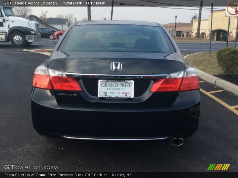 Crystal Black Pearl / Black 2013 Honda Accord EX Sedan