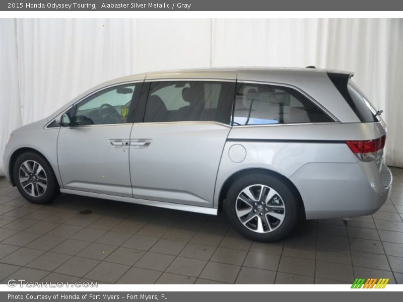 Alabaster Silver Metallic / Gray 2015 Honda Odyssey Touring