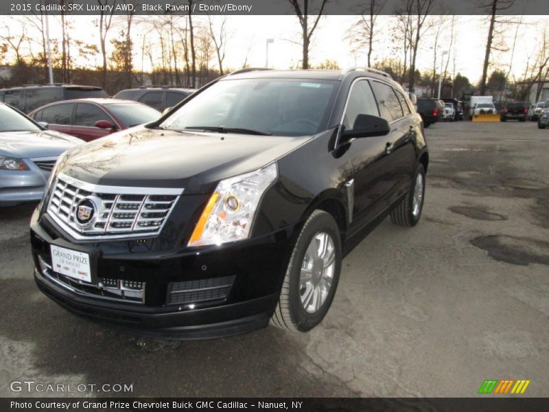 Black Raven / Ebony/Ebony 2015 Cadillac SRX Luxury AWD