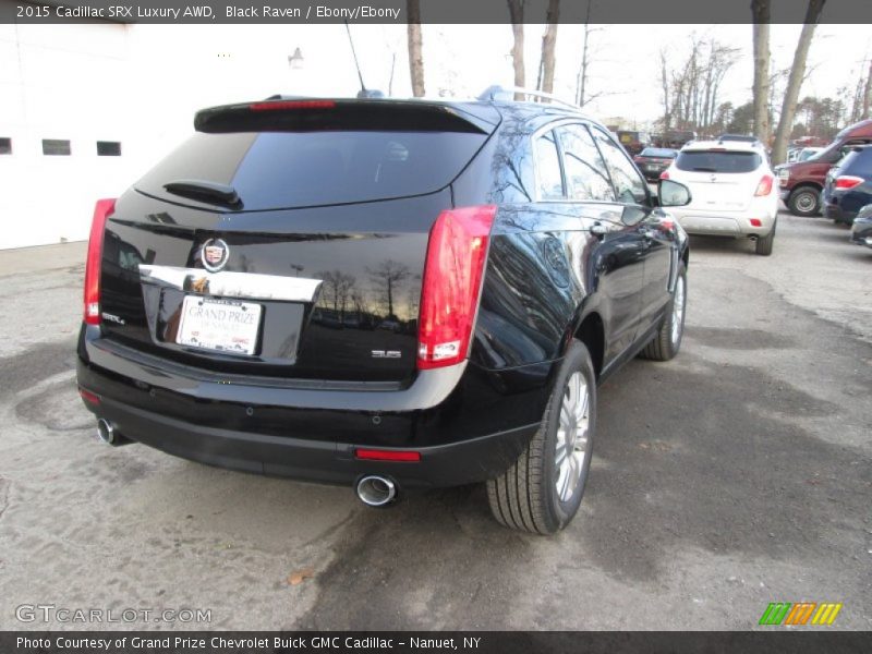 Black Raven / Ebony/Ebony 2015 Cadillac SRX Luxury AWD