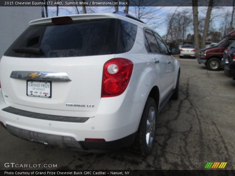 Summit White / Brownstone/Jet Black 2015 Chevrolet Equinox LTZ AWD