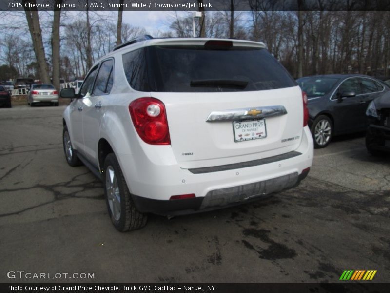 Summit White / Brownstone/Jet Black 2015 Chevrolet Equinox LTZ AWD
