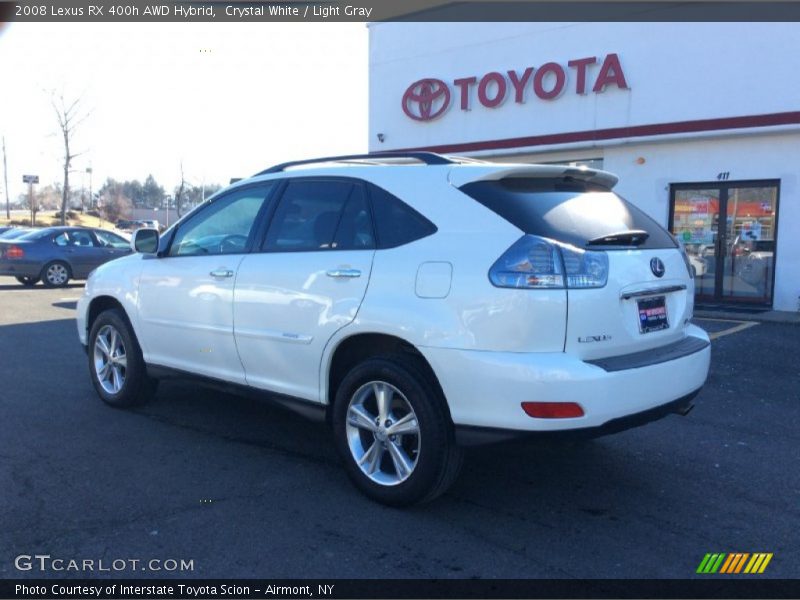 Crystal White / Light Gray 2008 Lexus RX 400h AWD Hybrid