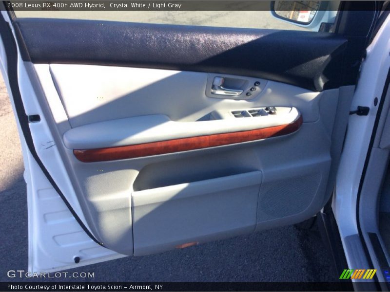Crystal White / Light Gray 2008 Lexus RX 400h AWD Hybrid