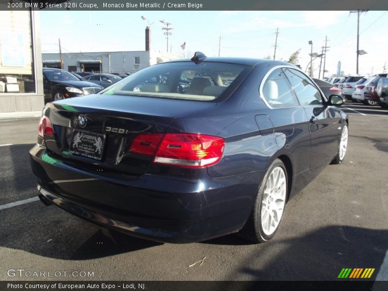 Monaco Blue Metallic / Cream Beige 2008 BMW 3 Series 328i Coupe