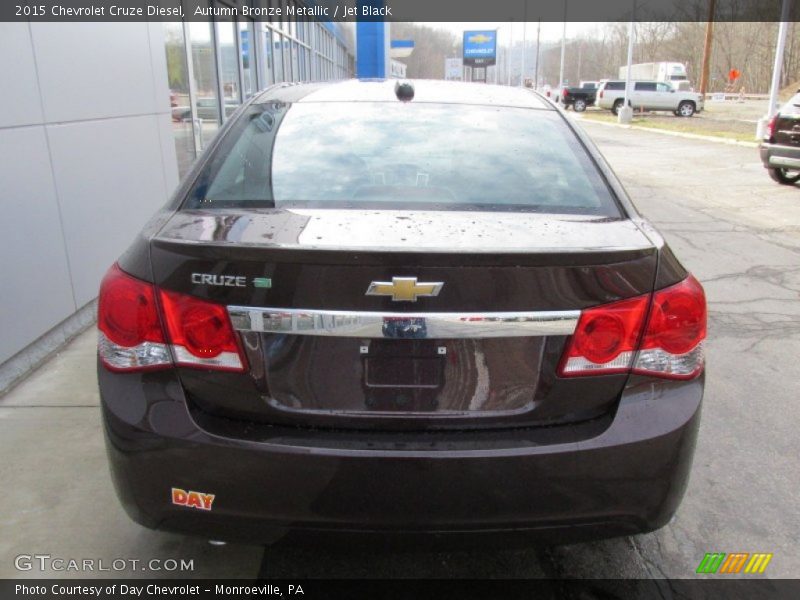 Autumn Bronze Metallic / Jet Black 2015 Chevrolet Cruze Diesel