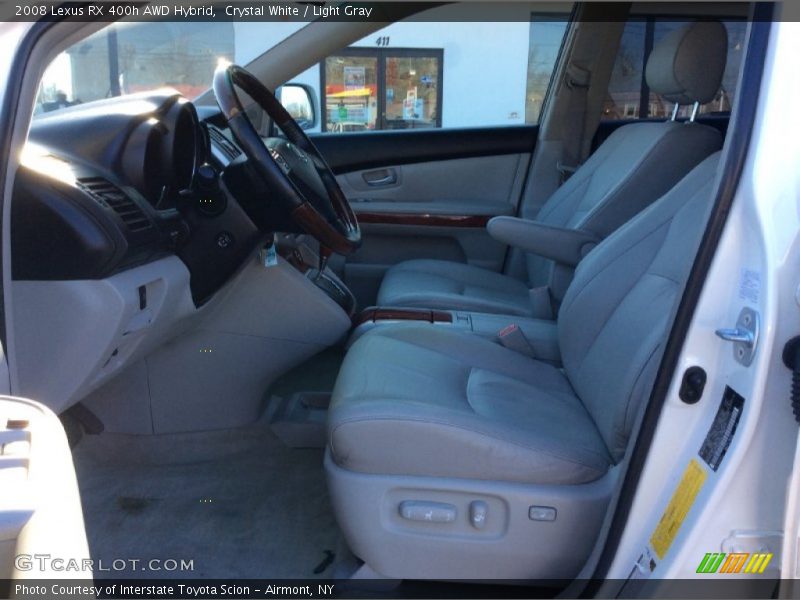 Crystal White / Light Gray 2008 Lexus RX 400h AWD Hybrid