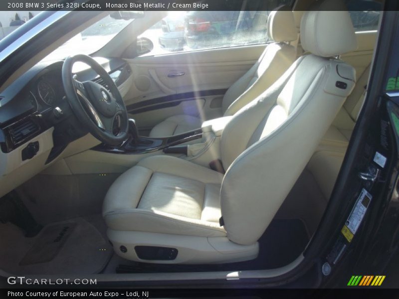 Monaco Blue Metallic / Cream Beige 2008 BMW 3 Series 328i Coupe