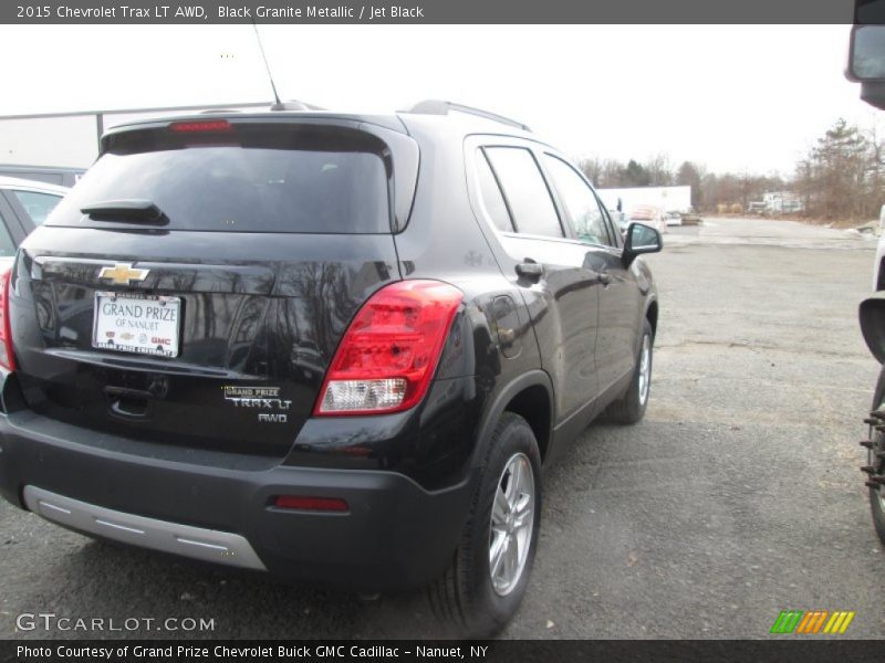 Black Granite Metallic / Jet Black 2015 Chevrolet Trax LT AWD