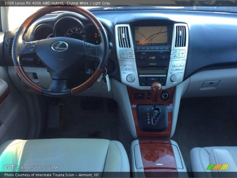 Crystal White / Light Gray 2008 Lexus RX 400h AWD Hybrid