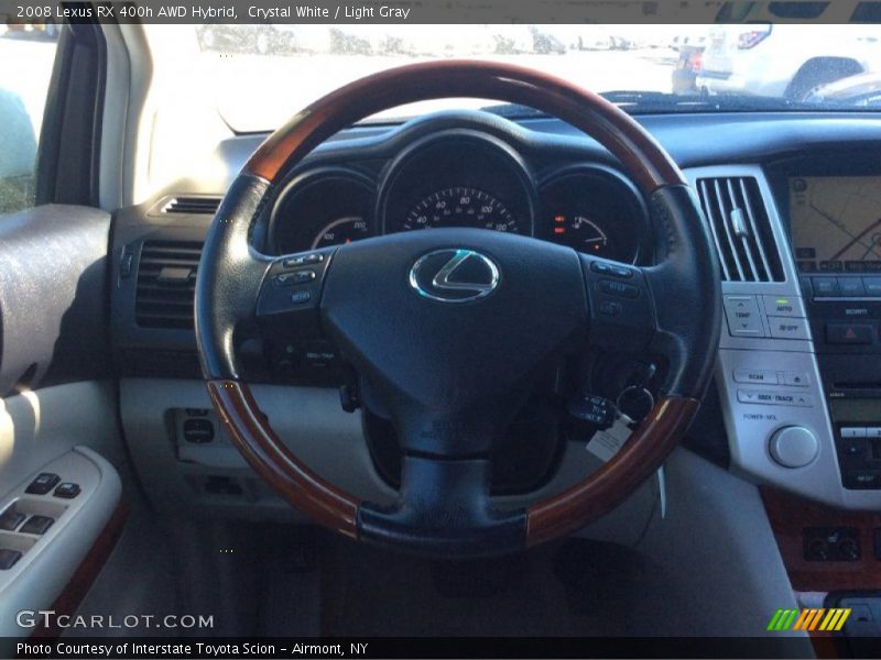 Crystal White / Light Gray 2008 Lexus RX 400h AWD Hybrid
