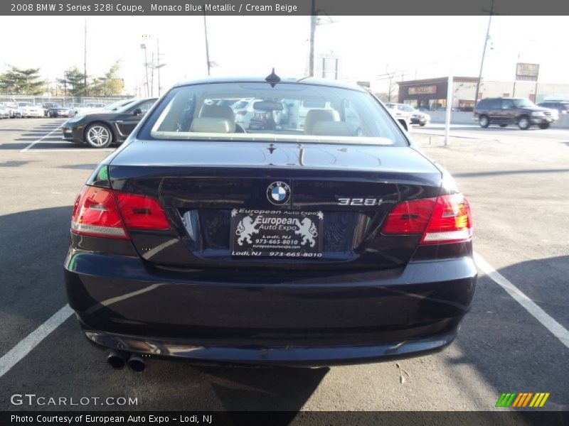 Monaco Blue Metallic / Cream Beige 2008 BMW 3 Series 328i Coupe