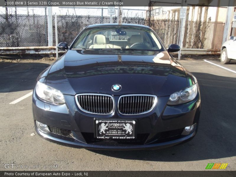 Monaco Blue Metallic / Cream Beige 2008 BMW 3 Series 328i Coupe