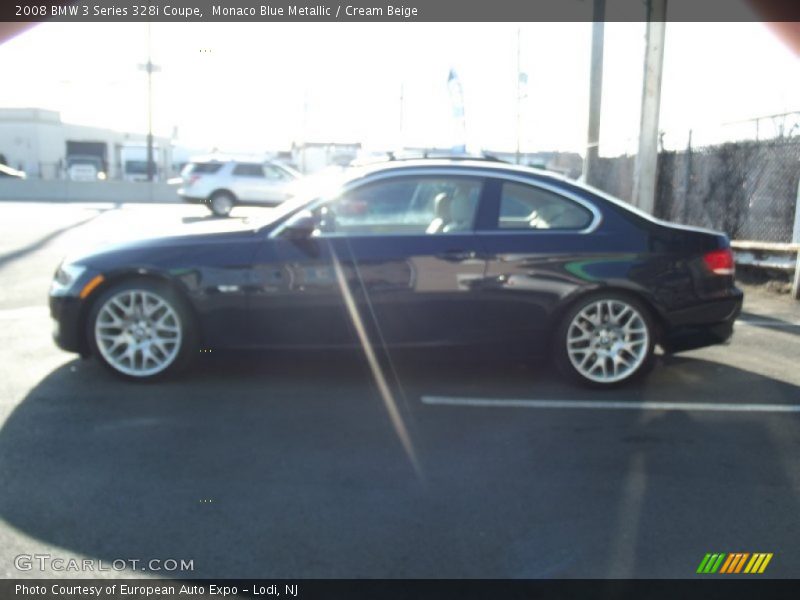 Monaco Blue Metallic / Cream Beige 2008 BMW 3 Series 328i Coupe