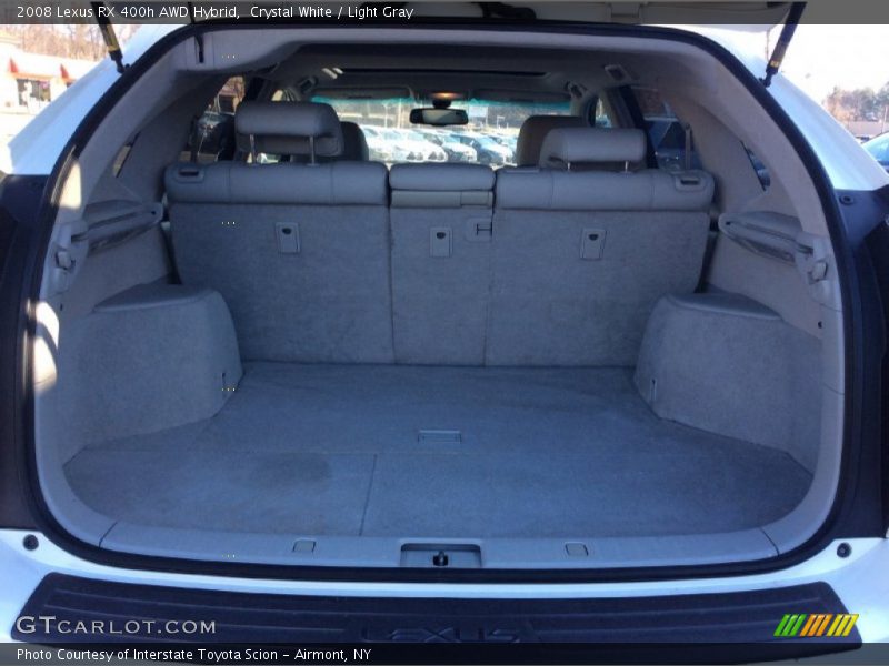 Crystal White / Light Gray 2008 Lexus RX 400h AWD Hybrid