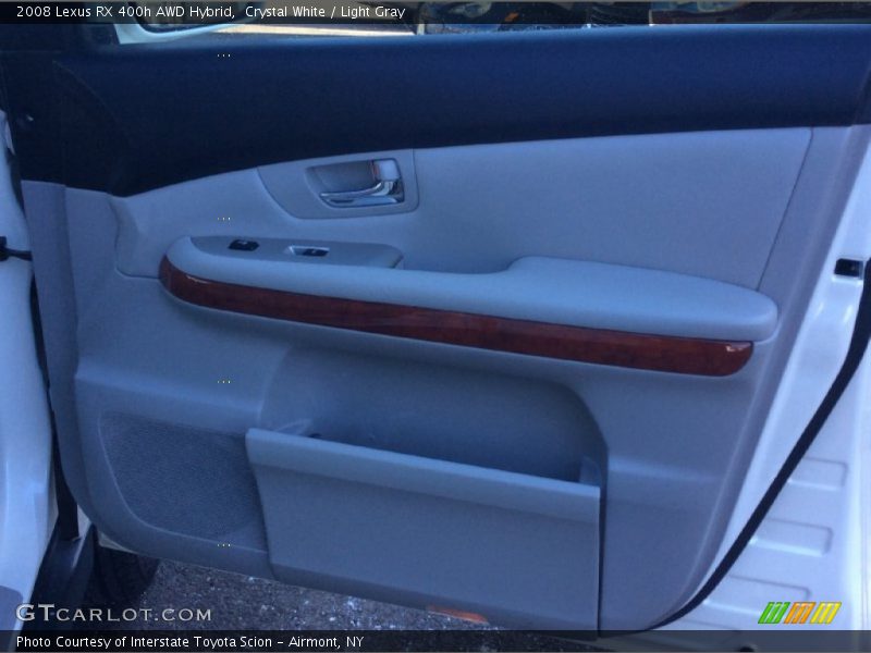 Crystal White / Light Gray 2008 Lexus RX 400h AWD Hybrid