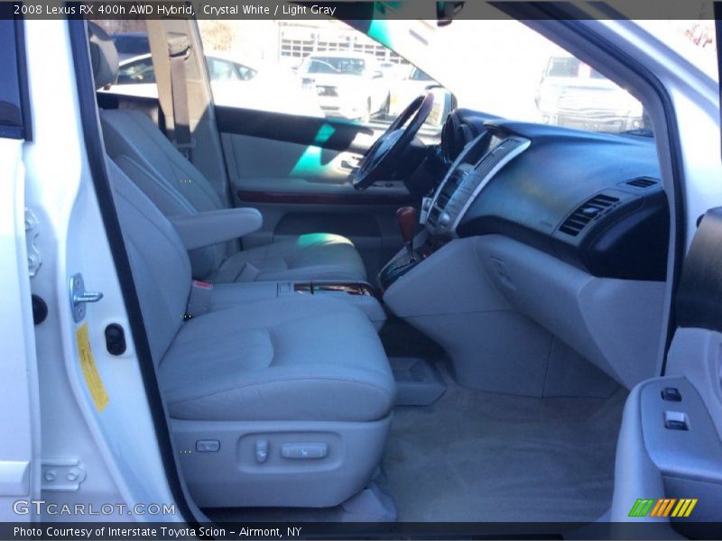 Crystal White / Light Gray 2008 Lexus RX 400h AWD Hybrid