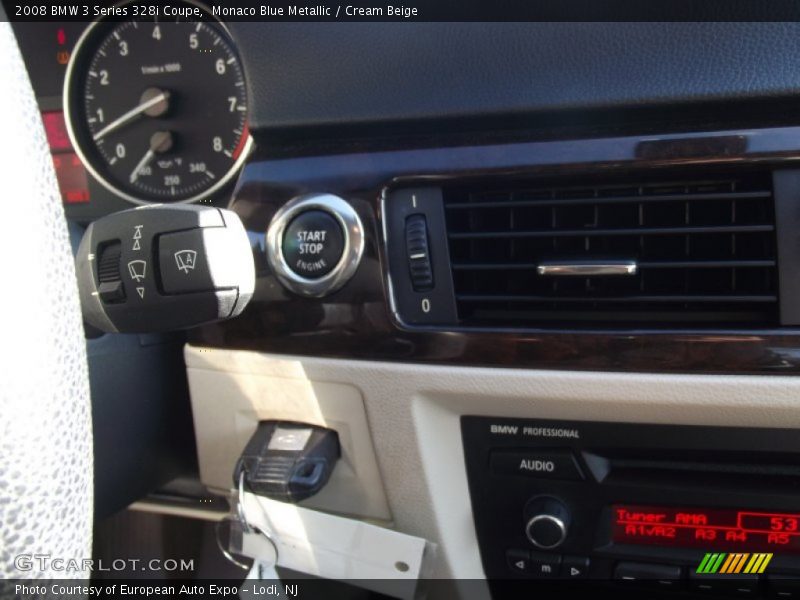 Monaco Blue Metallic / Cream Beige 2008 BMW 3 Series 328i Coupe