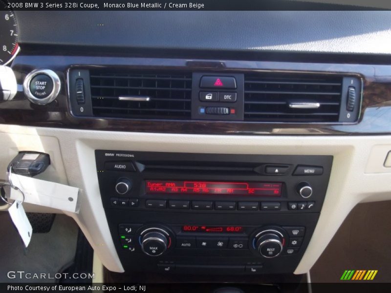 Monaco Blue Metallic / Cream Beige 2008 BMW 3 Series 328i Coupe