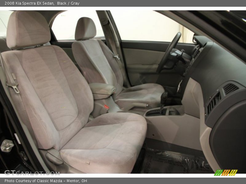 Black / Gray 2008 Kia Spectra EX Sedan