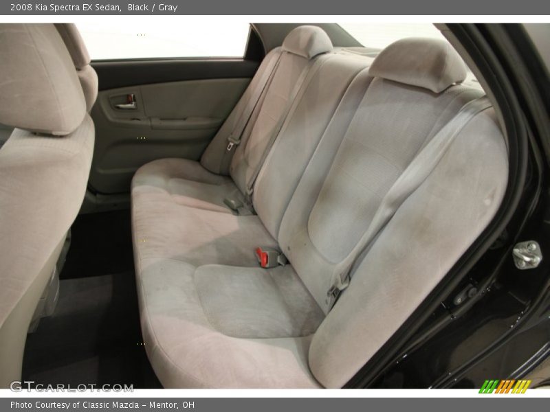 Black / Gray 2008 Kia Spectra EX Sedan