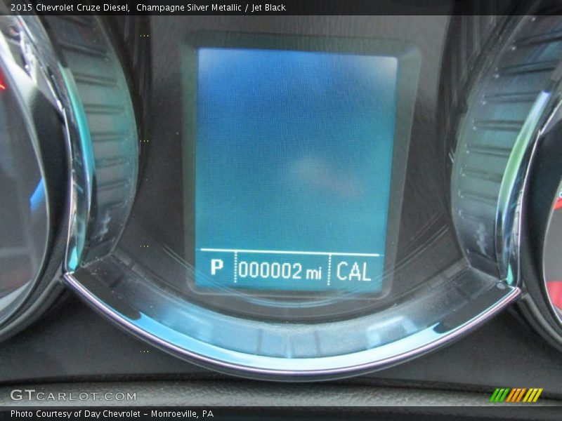 Champagne Silver Metallic / Jet Black 2015 Chevrolet Cruze Diesel