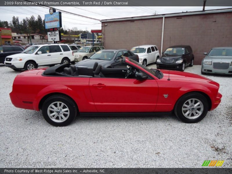  2009 Mustang V6 Premium Convertible Torch Red