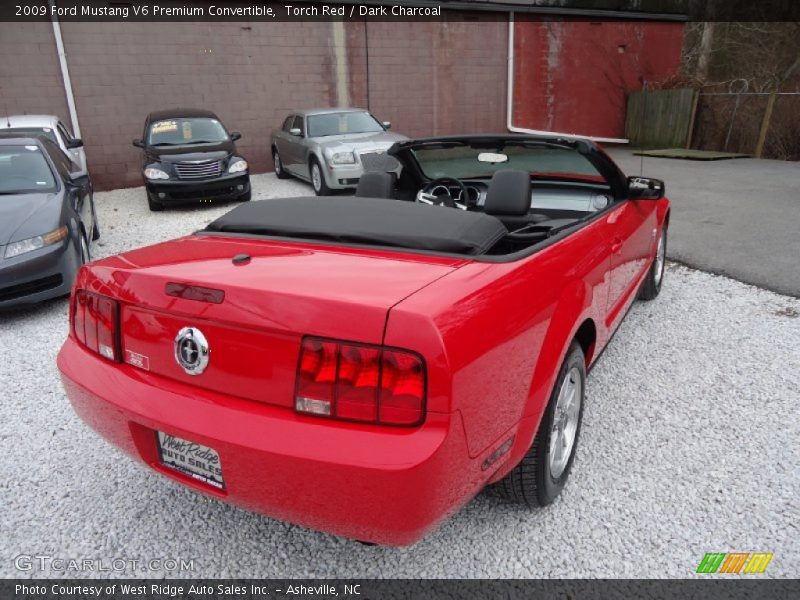 Torch Red / Dark Charcoal 2009 Ford Mustang V6 Premium Convertible