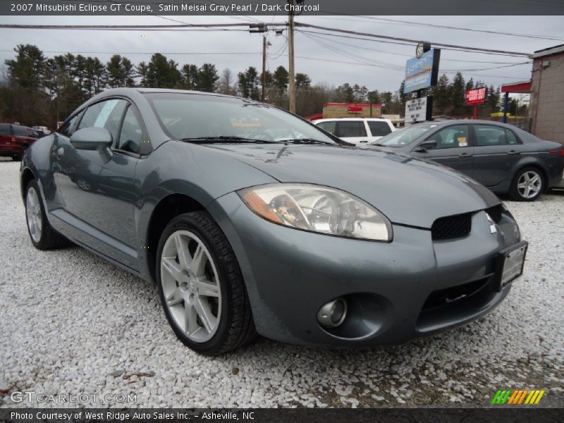 Satin Meisai Gray Pearl / Dark Charcoal 2007 Mitsubishi Eclipse GT Coupe