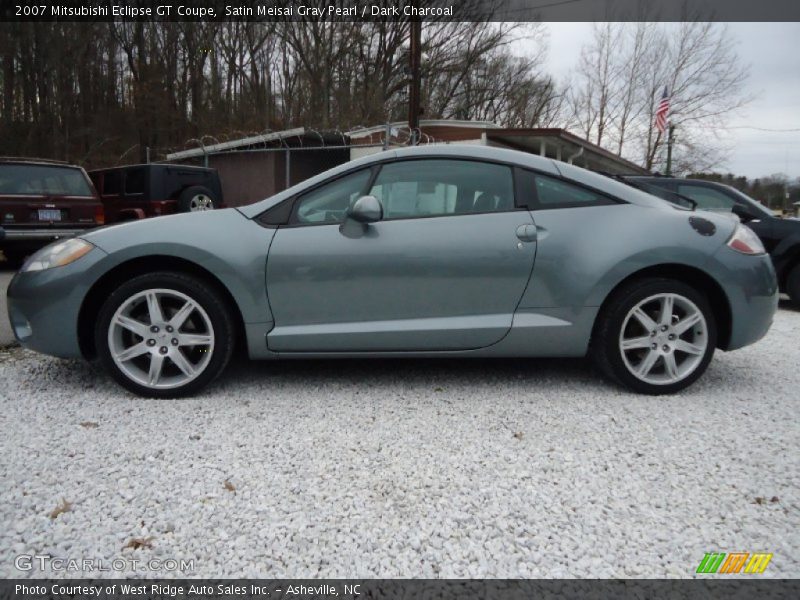 Satin Meisai Gray Pearl / Dark Charcoal 2007 Mitsubishi Eclipse GT Coupe