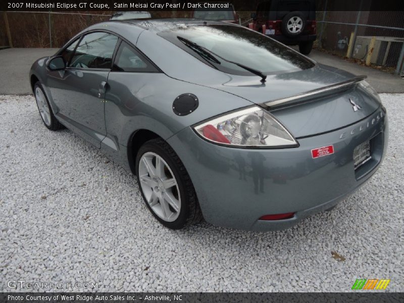 Satin Meisai Gray Pearl / Dark Charcoal 2007 Mitsubishi Eclipse GT Coupe