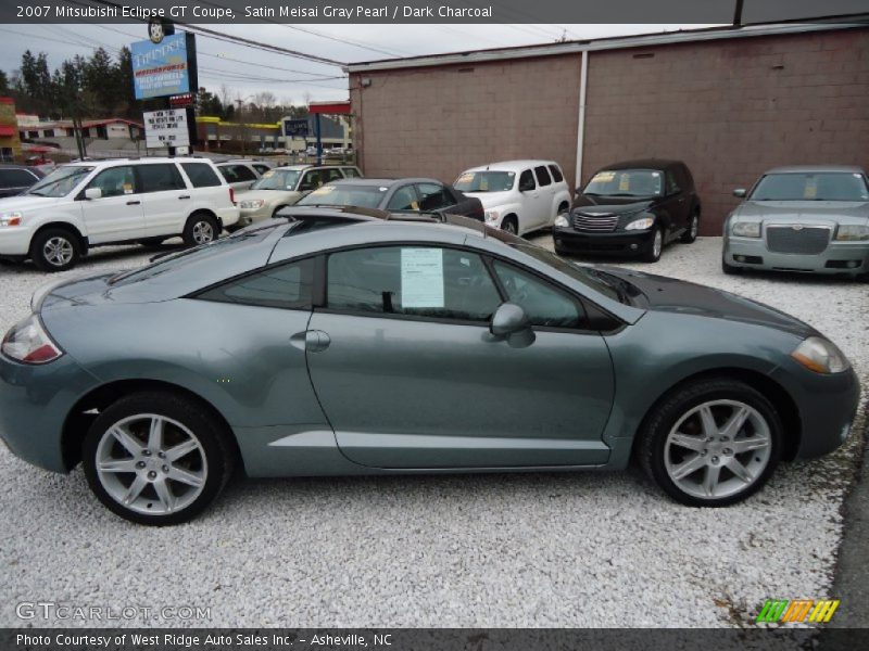 Satin Meisai Gray Pearl / Dark Charcoal 2007 Mitsubishi Eclipse GT Coupe