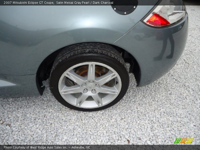 Satin Meisai Gray Pearl / Dark Charcoal 2007 Mitsubishi Eclipse GT Coupe