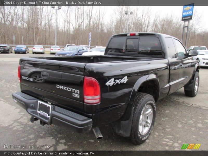 Black / Dark Slate Gray 2004 Dodge Dakota SLT Club Cab 4x4