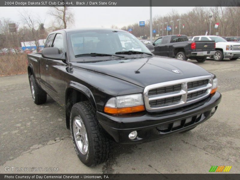 Black / Dark Slate Gray 2004 Dodge Dakota SLT Club Cab 4x4