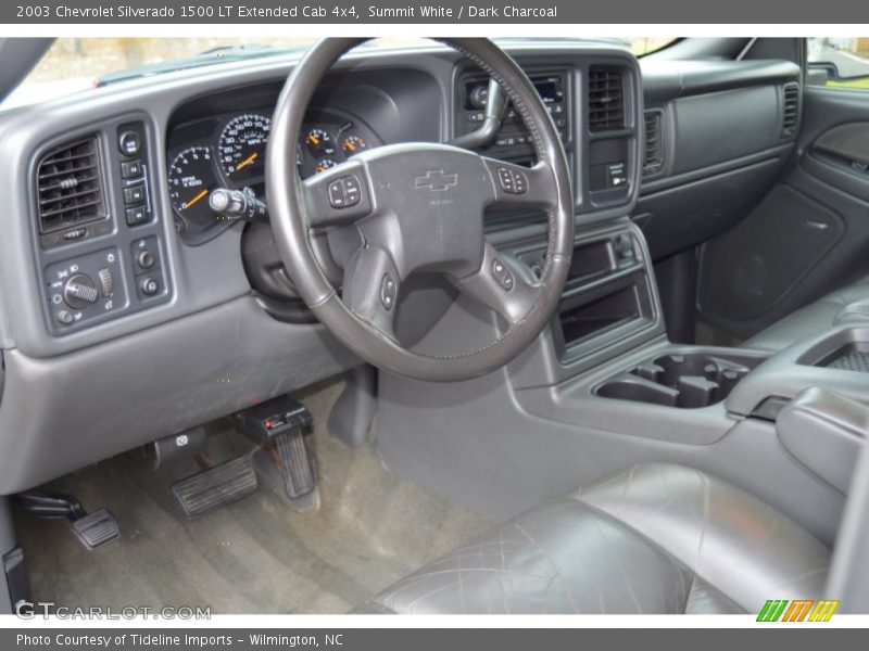 Summit White / Dark Charcoal 2003 Chevrolet Silverado 1500 LT Extended Cab 4x4