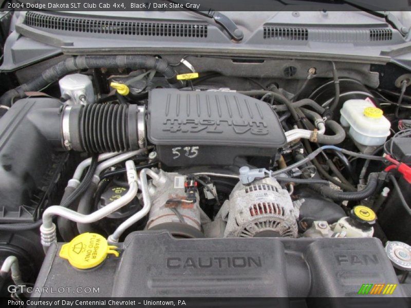 Black / Dark Slate Gray 2004 Dodge Dakota SLT Club Cab 4x4