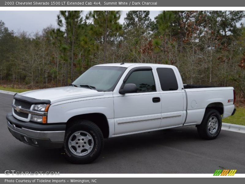 Summit White / Dark Charcoal 2003 Chevrolet Silverado 1500 LT Extended Cab 4x4