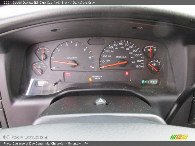 Black / Dark Slate Gray 2004 Dodge Dakota SLT Club Cab 4x4