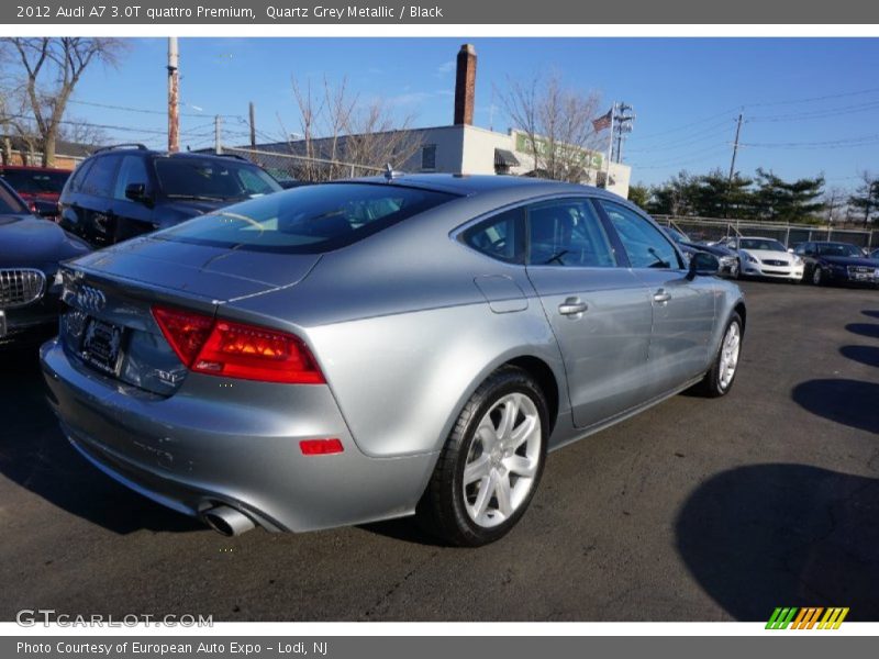 Quartz Grey Metallic / Black 2012 Audi A7 3.0T quattro Premium