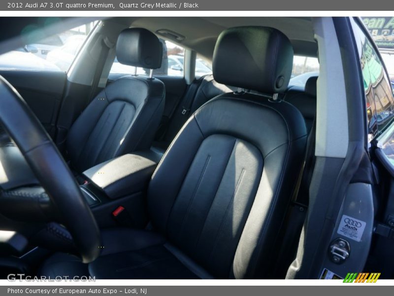 Quartz Grey Metallic / Black 2012 Audi A7 3.0T quattro Premium