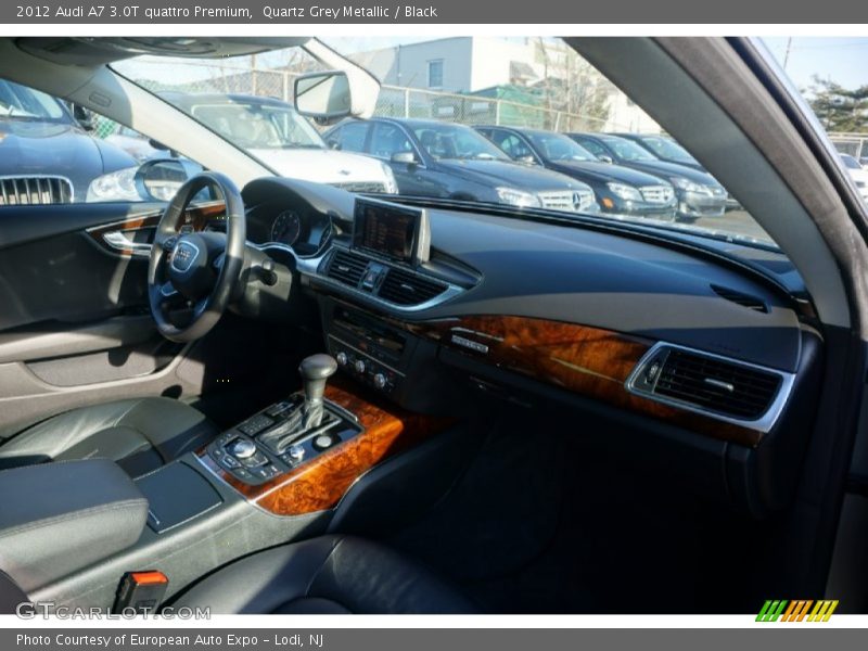 Quartz Grey Metallic / Black 2012 Audi A7 3.0T quattro Premium