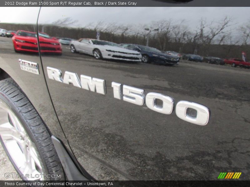Black / Dark Slate Gray 2012 Dodge Ram 1500 Sport R/T Regular Cab