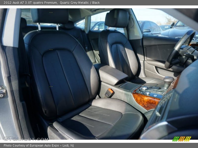 Quartz Grey Metallic / Black 2012 Audi A7 3.0T quattro Premium