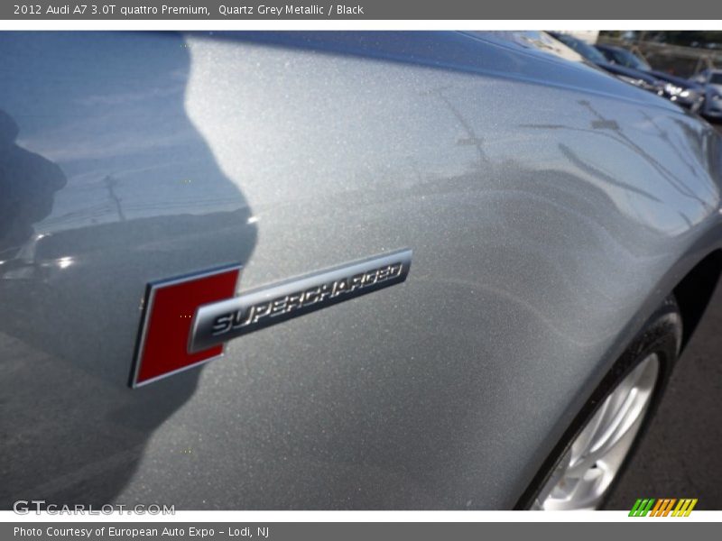 Quartz Grey Metallic / Black 2012 Audi A7 3.0T quattro Premium
