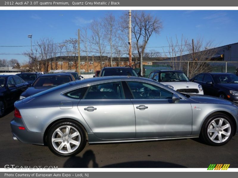 Quartz Grey Metallic / Black 2012 Audi A7 3.0T quattro Premium